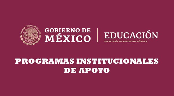 Programas institucionales de apoyo
